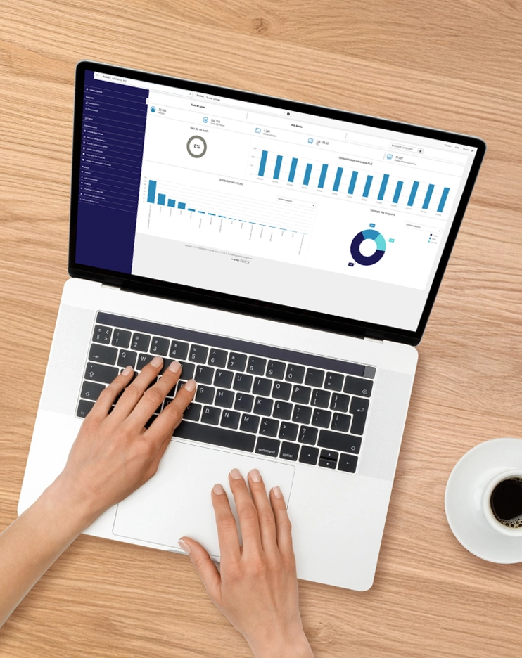 Espace gestionnaire dédié pour piloter le nettoyage vêtements de travail en entreprise