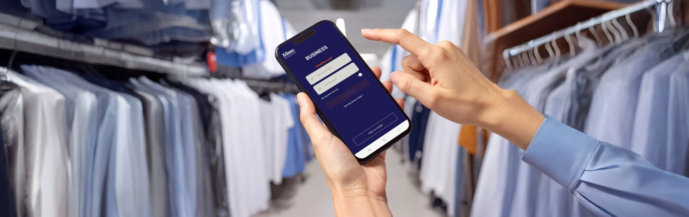 Nettoyage tenues professionnelles via réservation sur le site web 5àsec en pressing