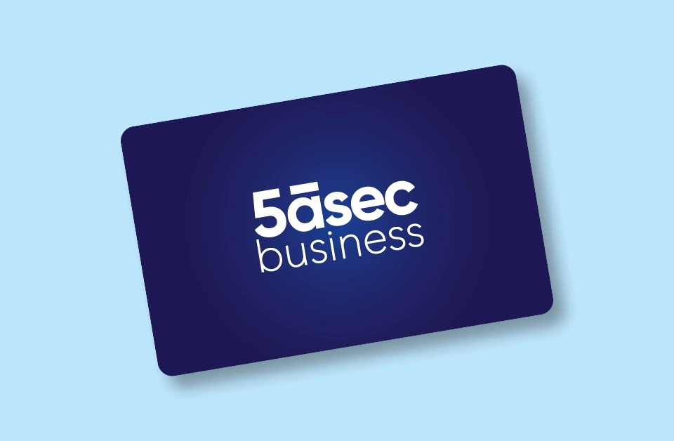 Carte 5àsec Business dédiée à l’entretien vêtements professionnels en entreprise